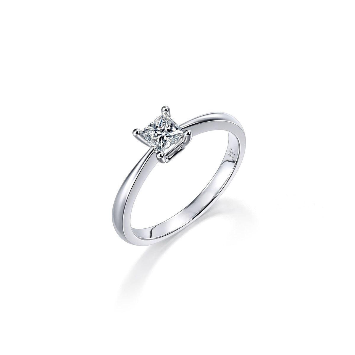 As One' 18K White Gold Diamond Ring
