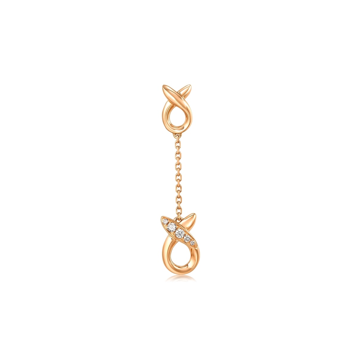 seedling-rose-gold-single-earring-chow-sang-sang