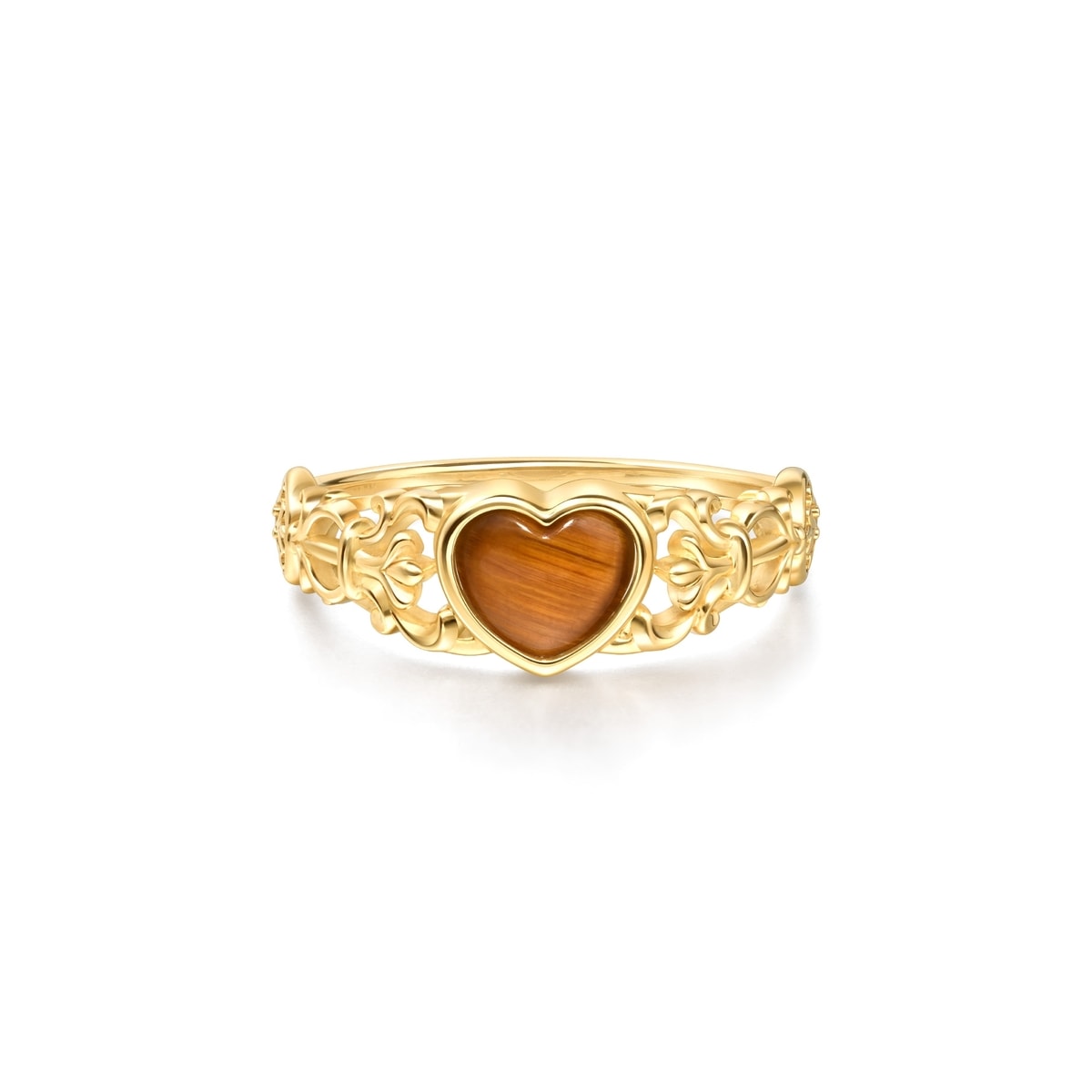 V&A 'The Art of Romance' 18K Yellow Gold Ring