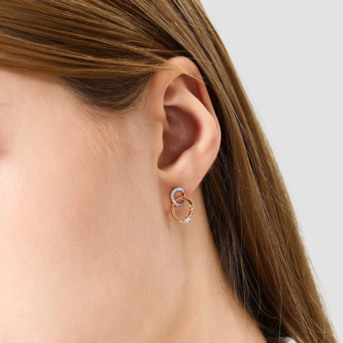 18K/750 Gold (Multi-coloured) Diamond Earrings