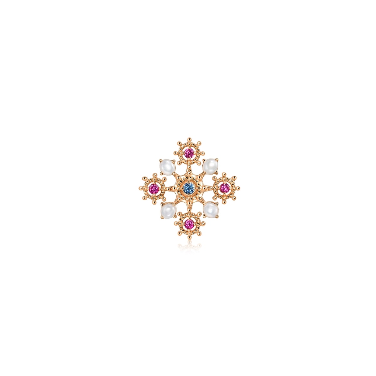 the-art-of-romance-rose-gold-ruby-single-earring-chow-sang-sang