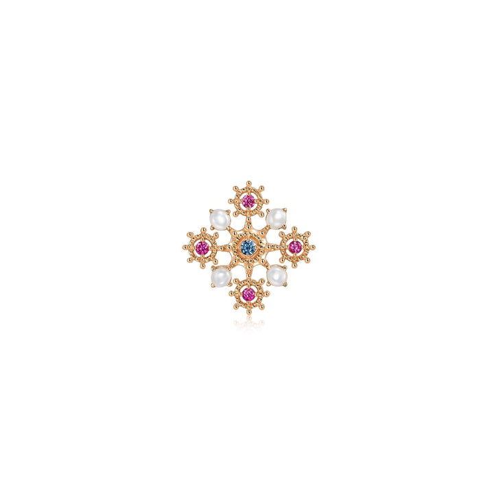 the-art-of-romance-rose-gold-ruby-single-earring-chow-sang-sang