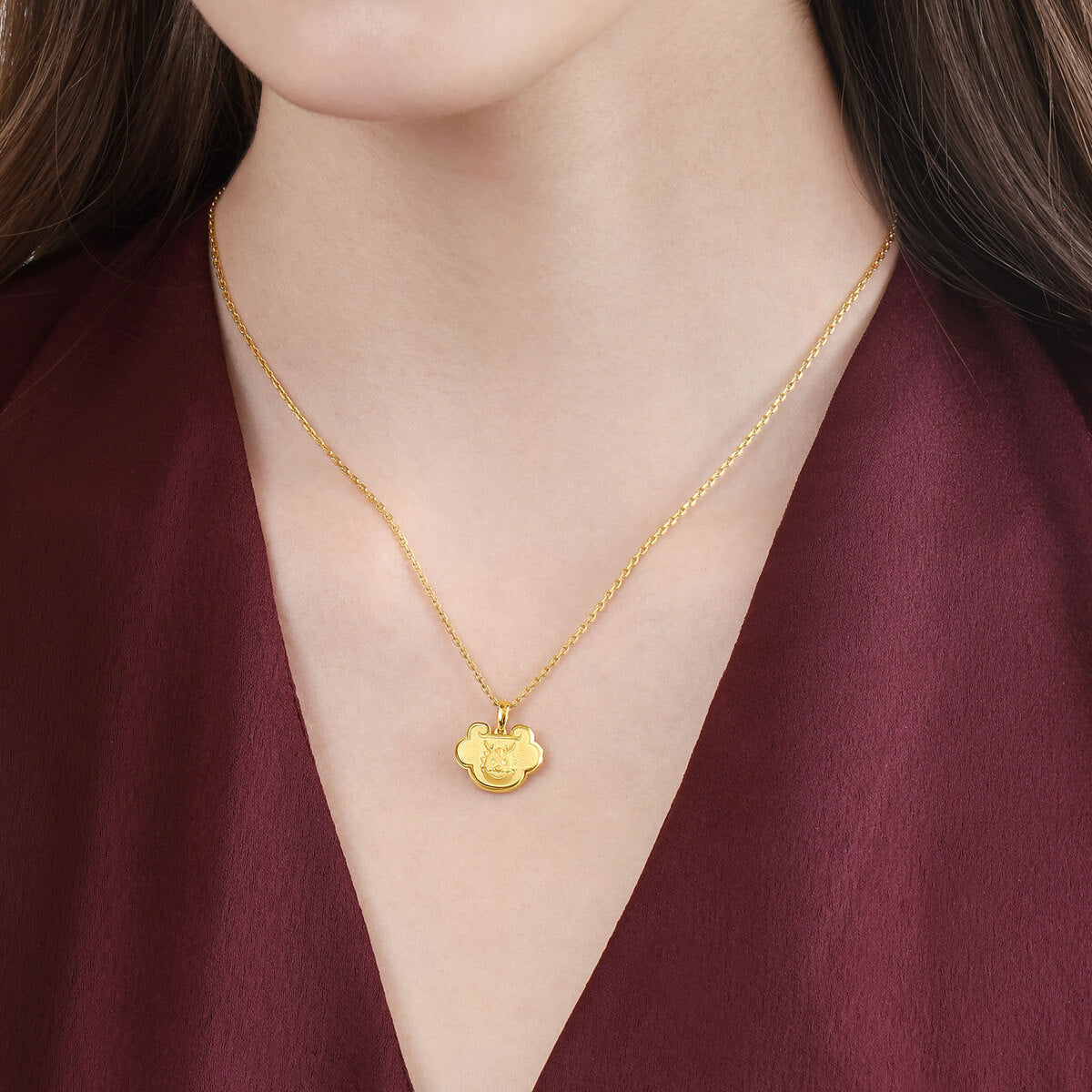 New Born' 999.9 Gold Pendant