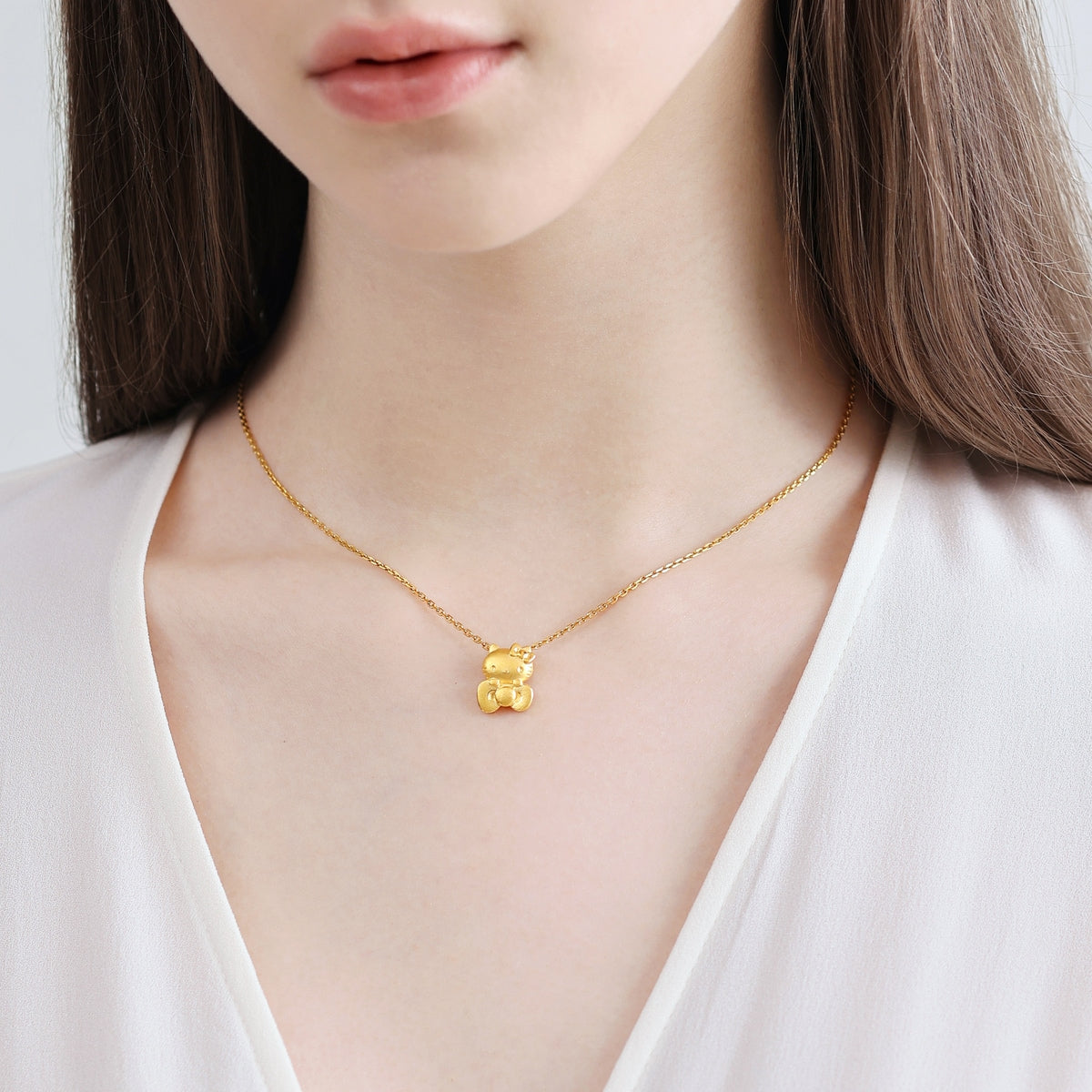 Hello Kitty' 999.9 Gold Pendant