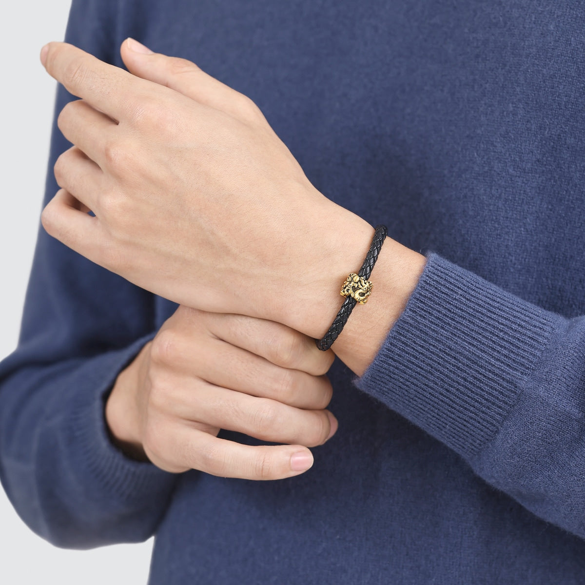 Noir' 999 Gold Dragon Charm