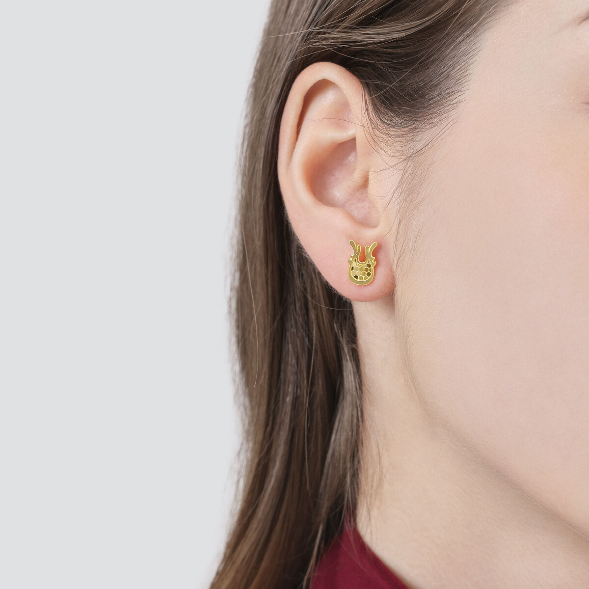 999 Gold Single Earring