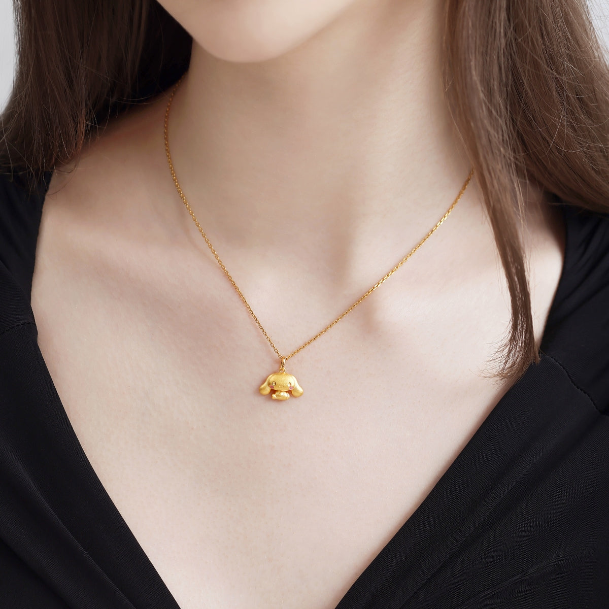 Cinnamoroll' 999.9 Gold Pendant