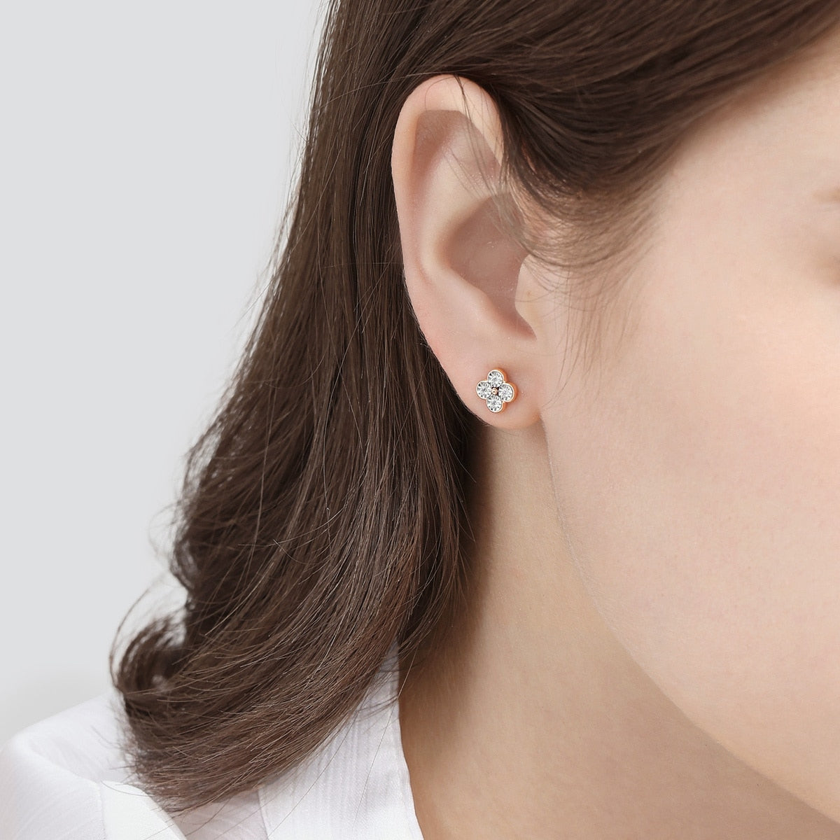 18K/750 Gold (Multi-coloured) Diamond Earrings