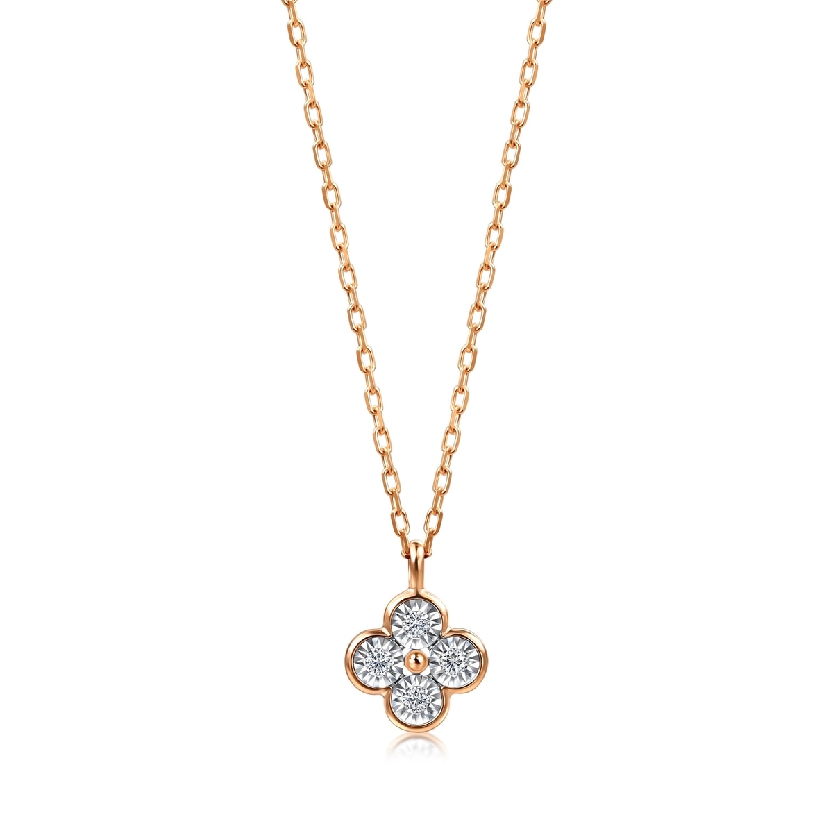 18K/750 Gold (Multi-coloured) Diamond Necklace