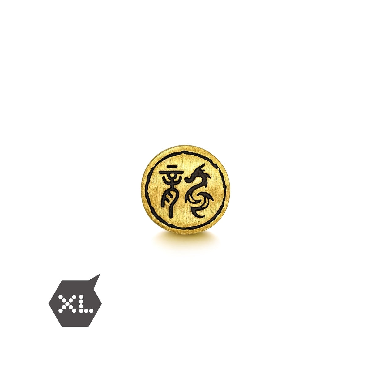 Noir' 999 Gold Dragon Charm