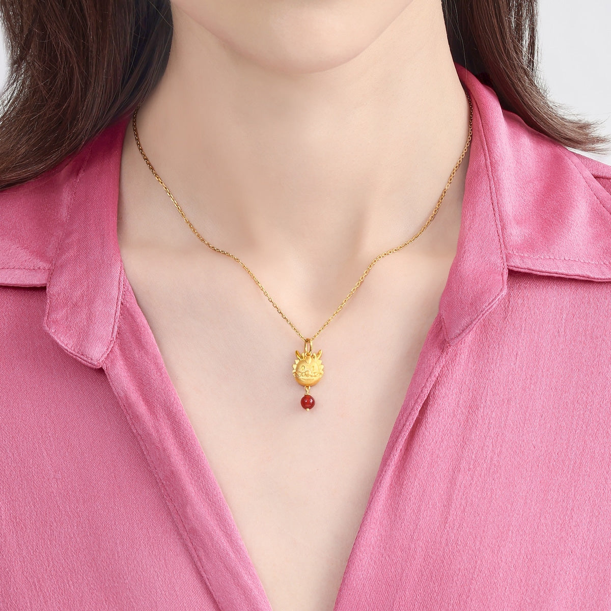 New Year & Chinese Zodiac' 999.9 Gold Pendant