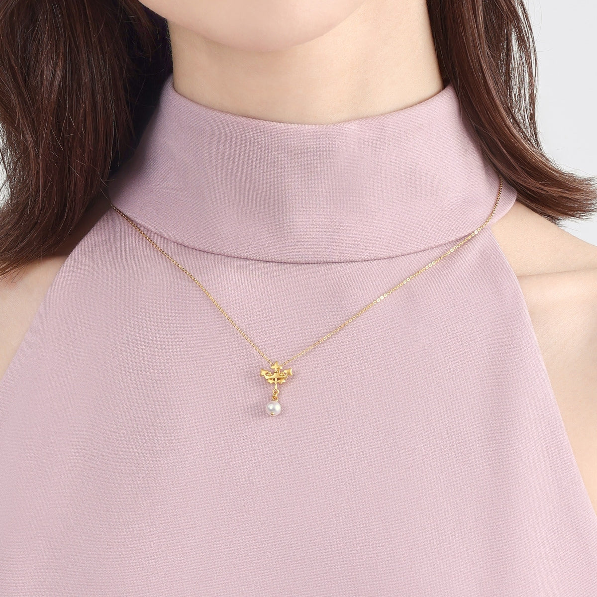 The Art of Romance' 999.9 Gold Necklace