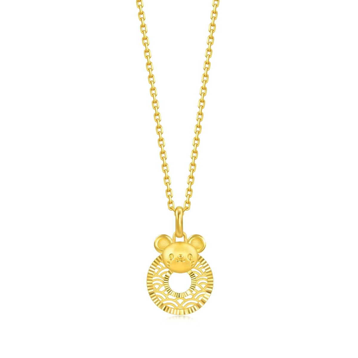 New Year & Chinese Zodiac' 999 Gold Pendant