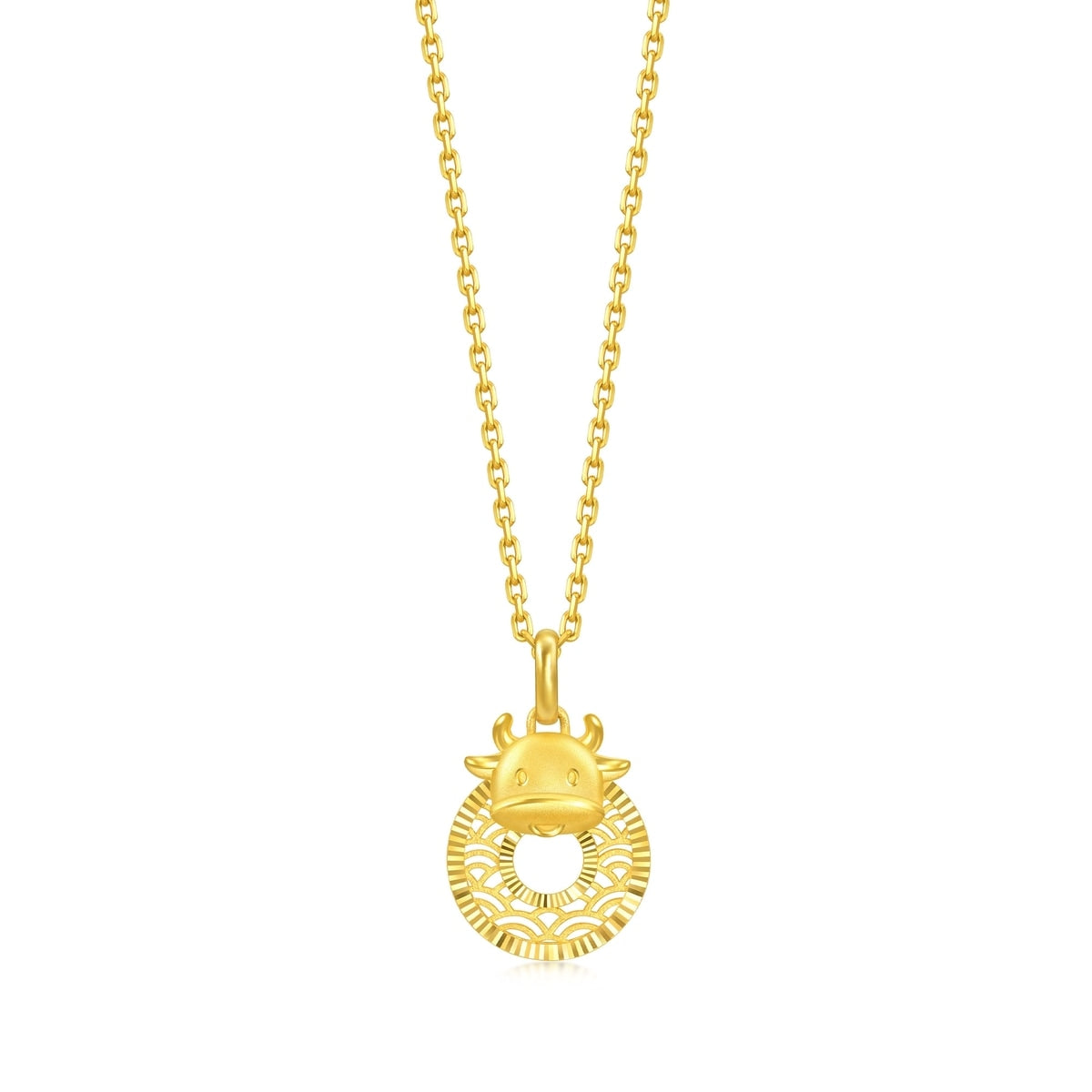 New Year & Chinese Zodiac' 999 Gold Pendant