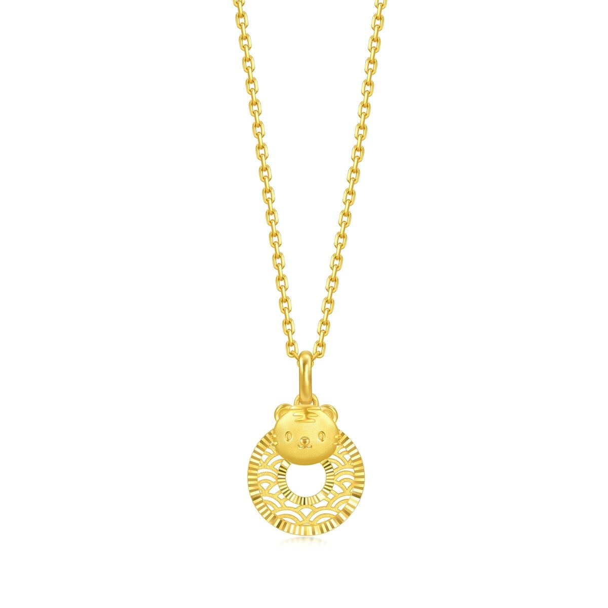 New Year & Chinese Zodiac' 999 Gold Pendant
