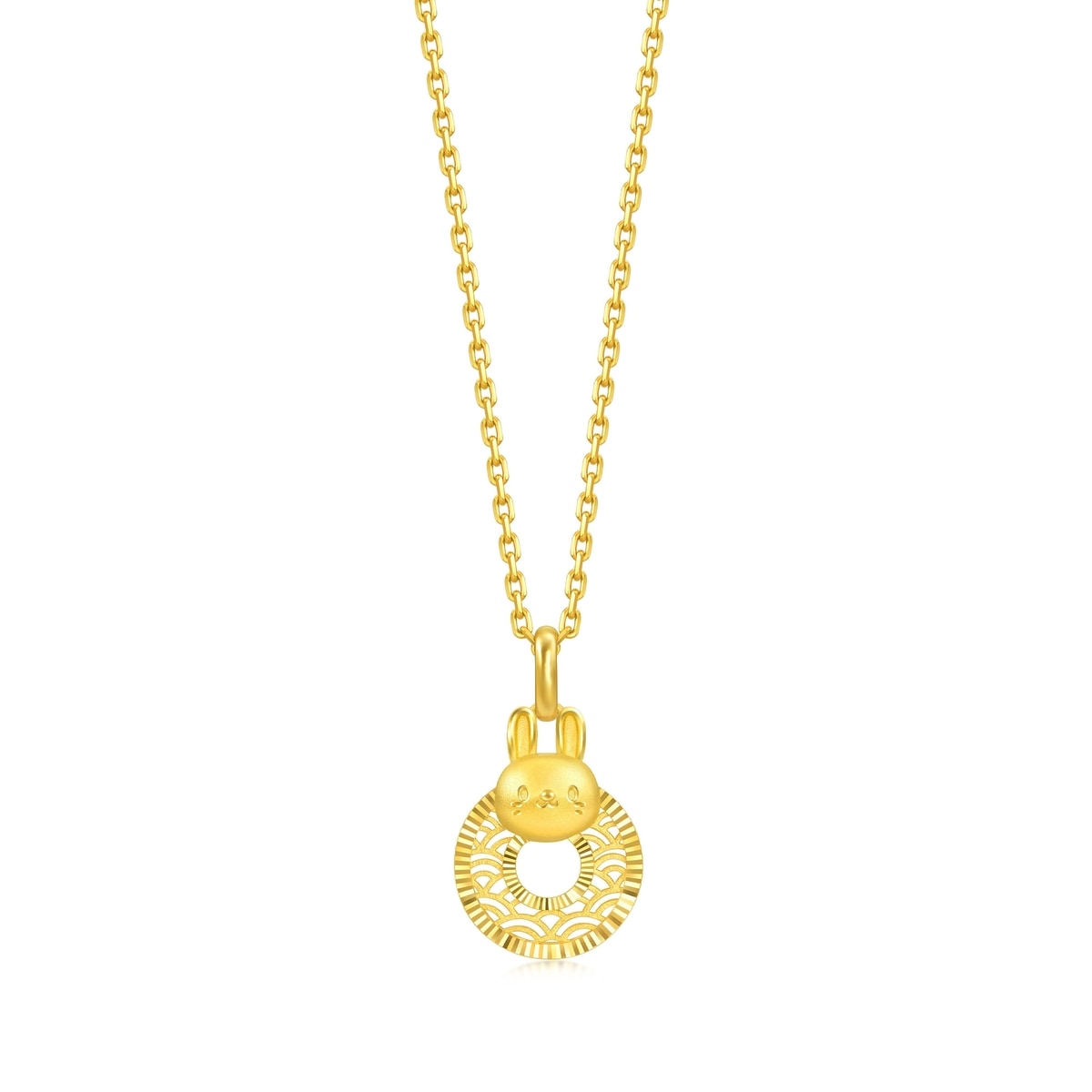 New Year & Chinese Zodiac' 999 Gold Pendant