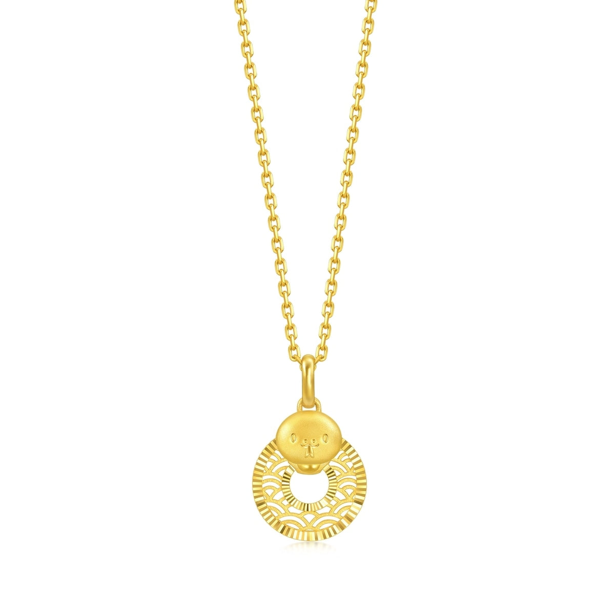 New Year & Chinese Zodiac' 999 Gold Pendant