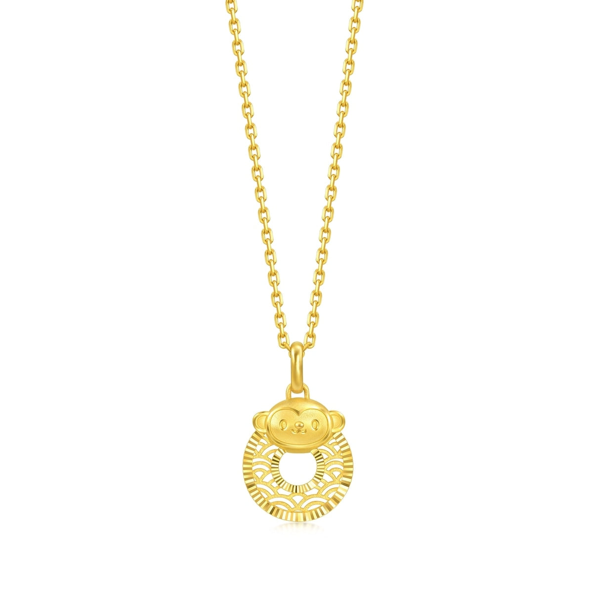 New Year & Chinese Zodiac' 999 Gold Pendant