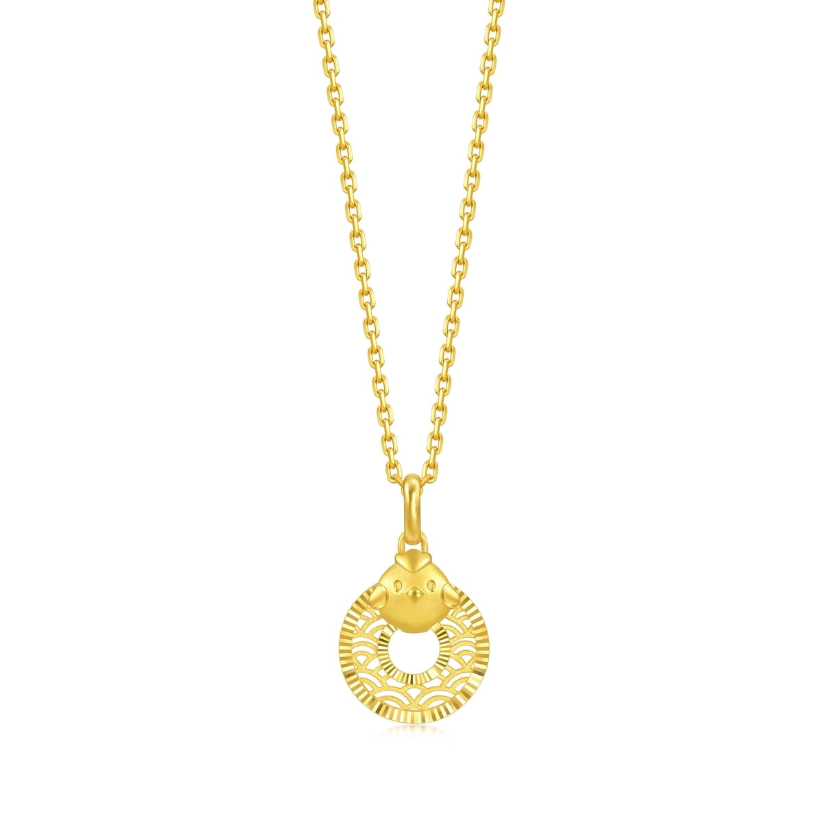 New Year & Chinese Zodiac' 999 Gold Pendant