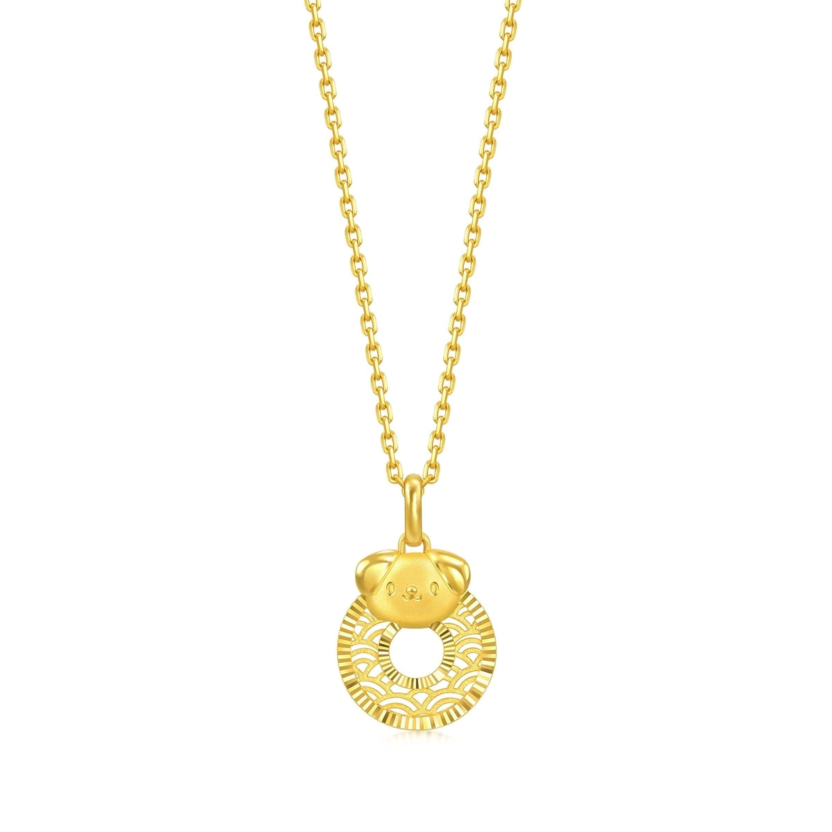 New Year & Chinese Zodiac' 999 Gold Pendant