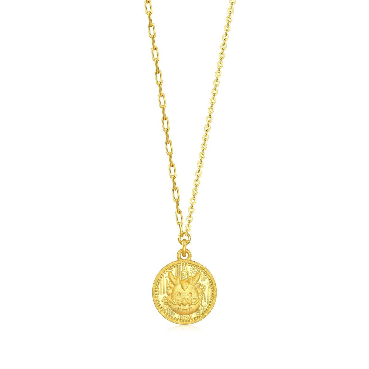 New Year & Chinese Zodiac' 999.9 Gold Necklace