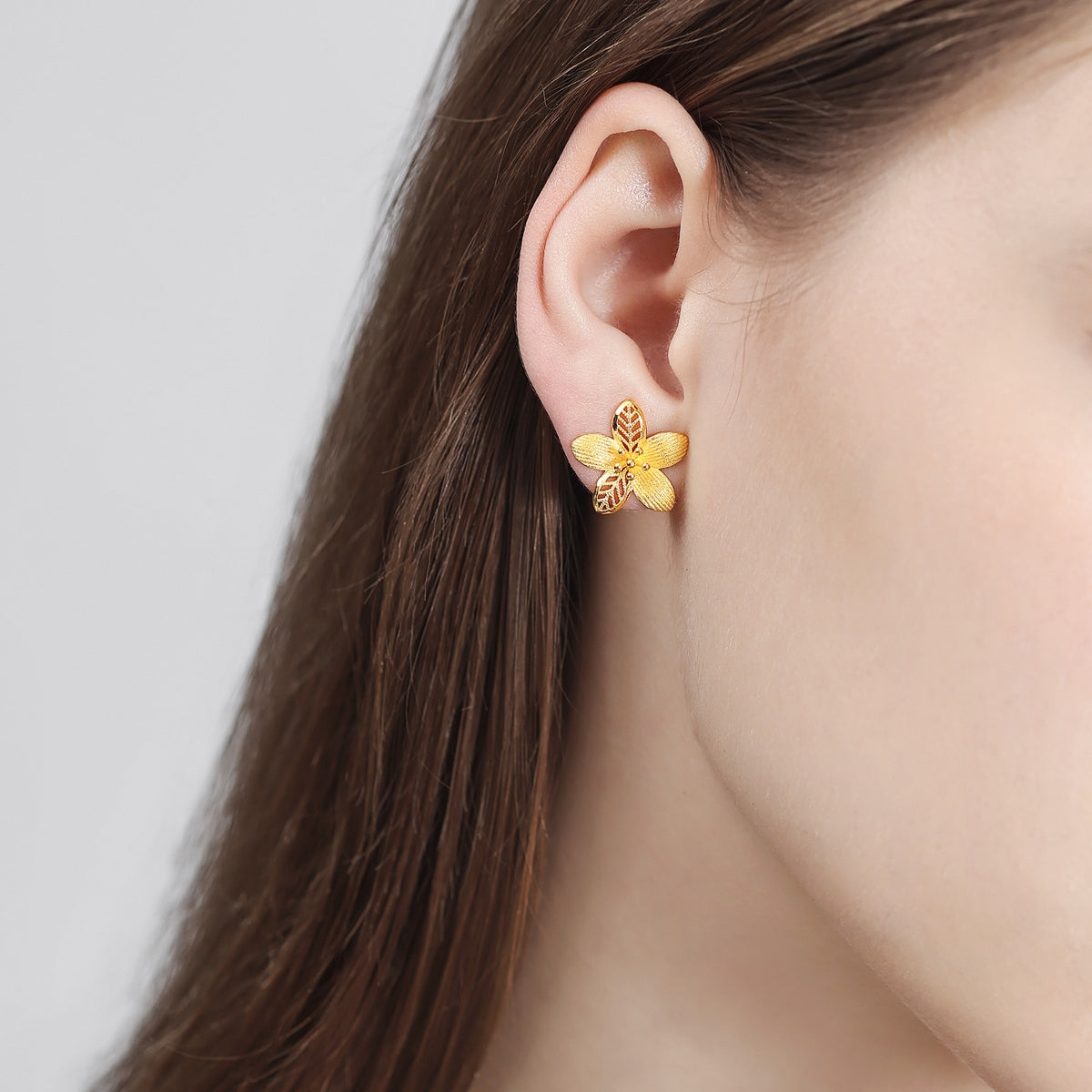 999.9 Gold Earrings