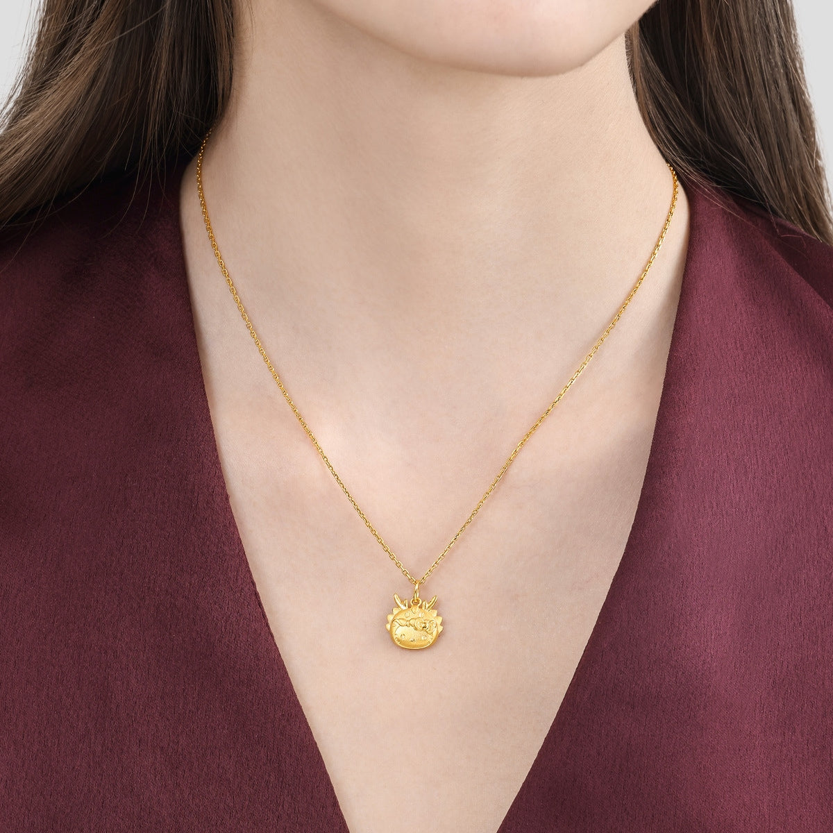 Hello Kitty' 999.9 Gold Pendant