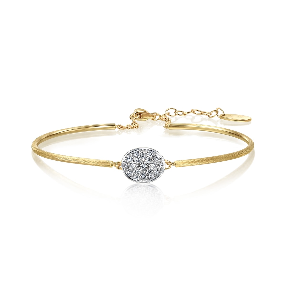 18K/750 Gold (Multi-coloured) Diamond Bangle