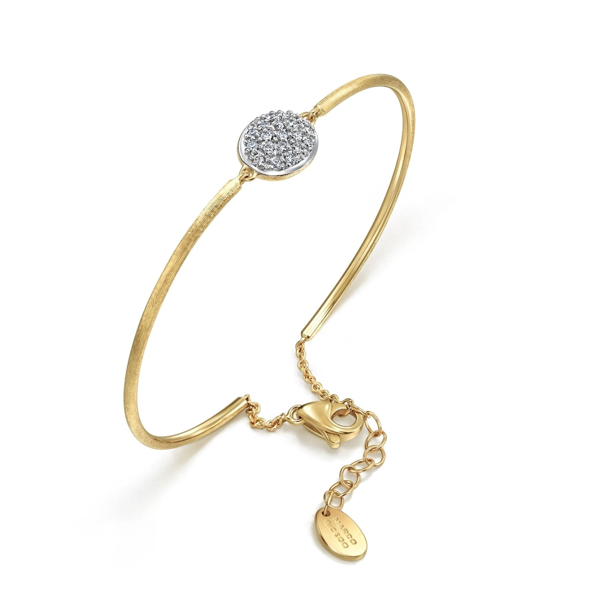 18K/750 Gold (Multi-coloured) Diamond Bangle