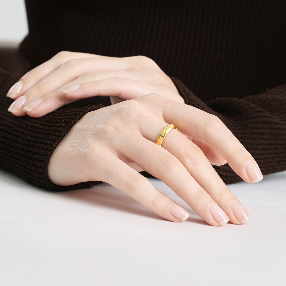999.9 Gold Ring