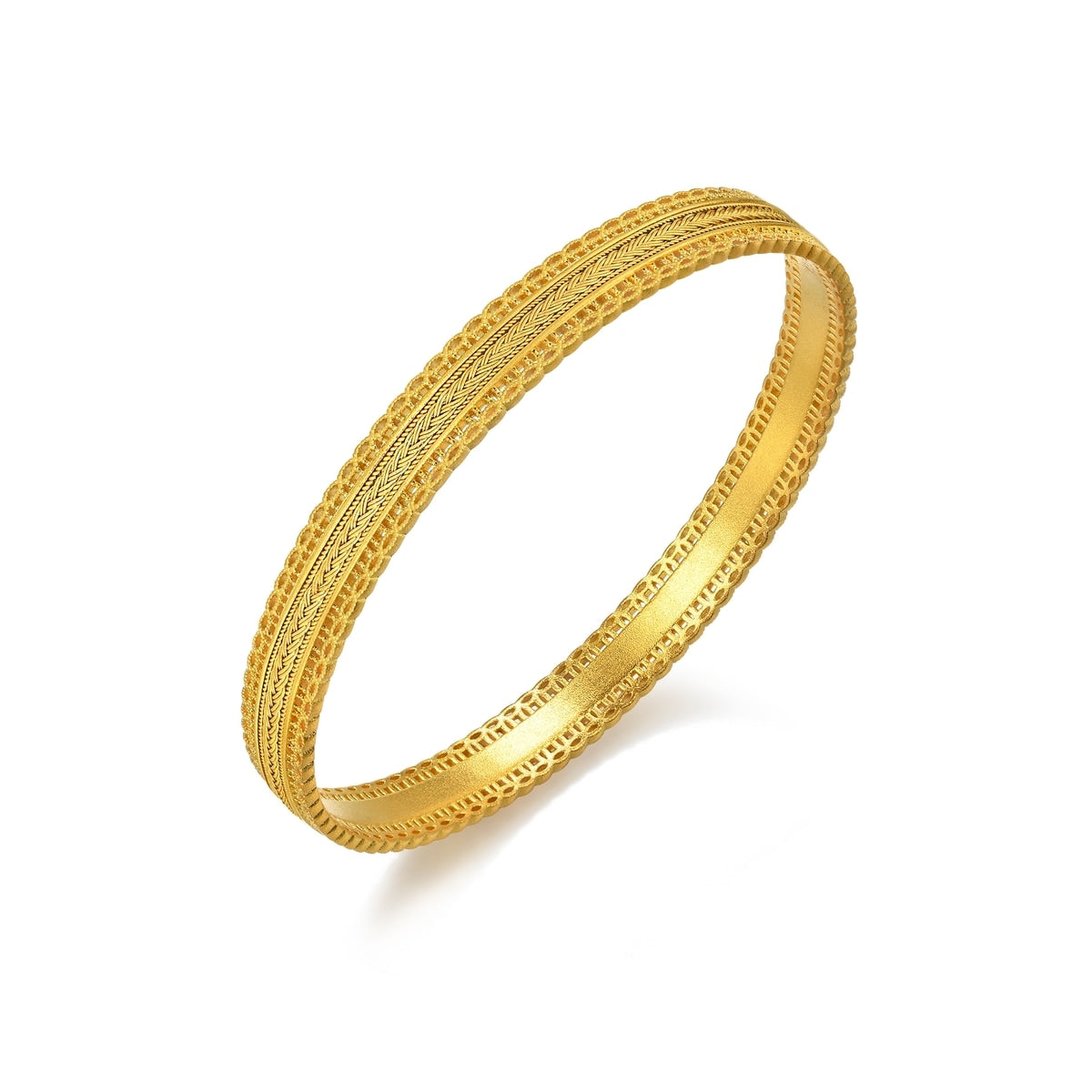 The Oriental' 999.9 Gold Bangle