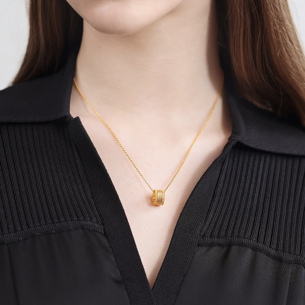 The Oriental' 999.9 Gold Necklace