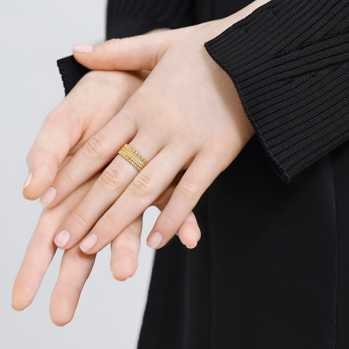 999.9 Gold Ring