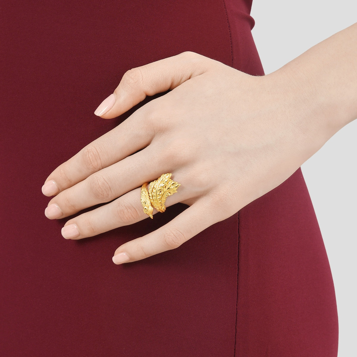 999.9 Gold Phoenix Ring