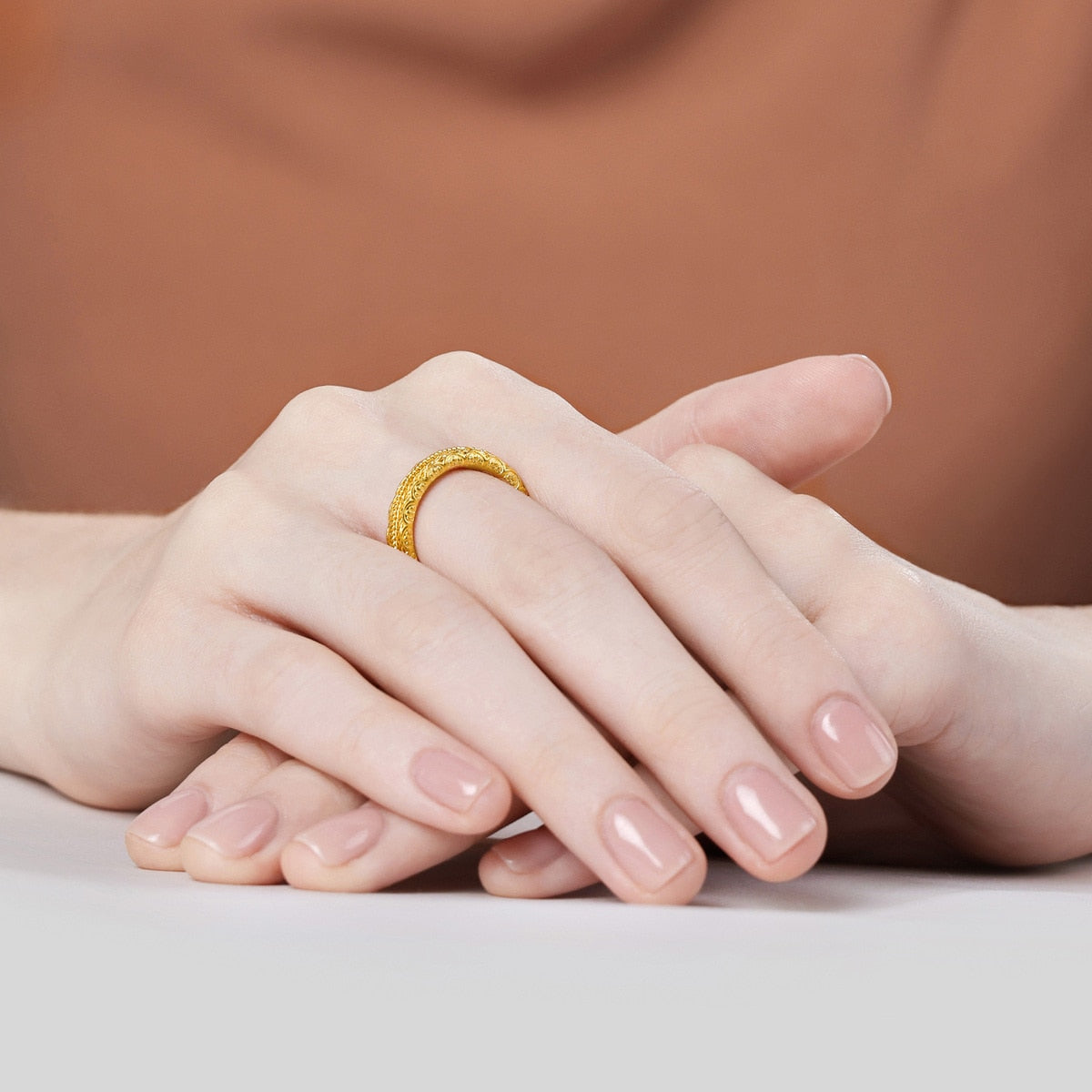 999.9 Gold Ring