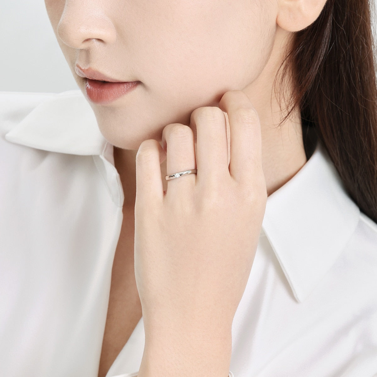 Starry' 950 Platinum Ring