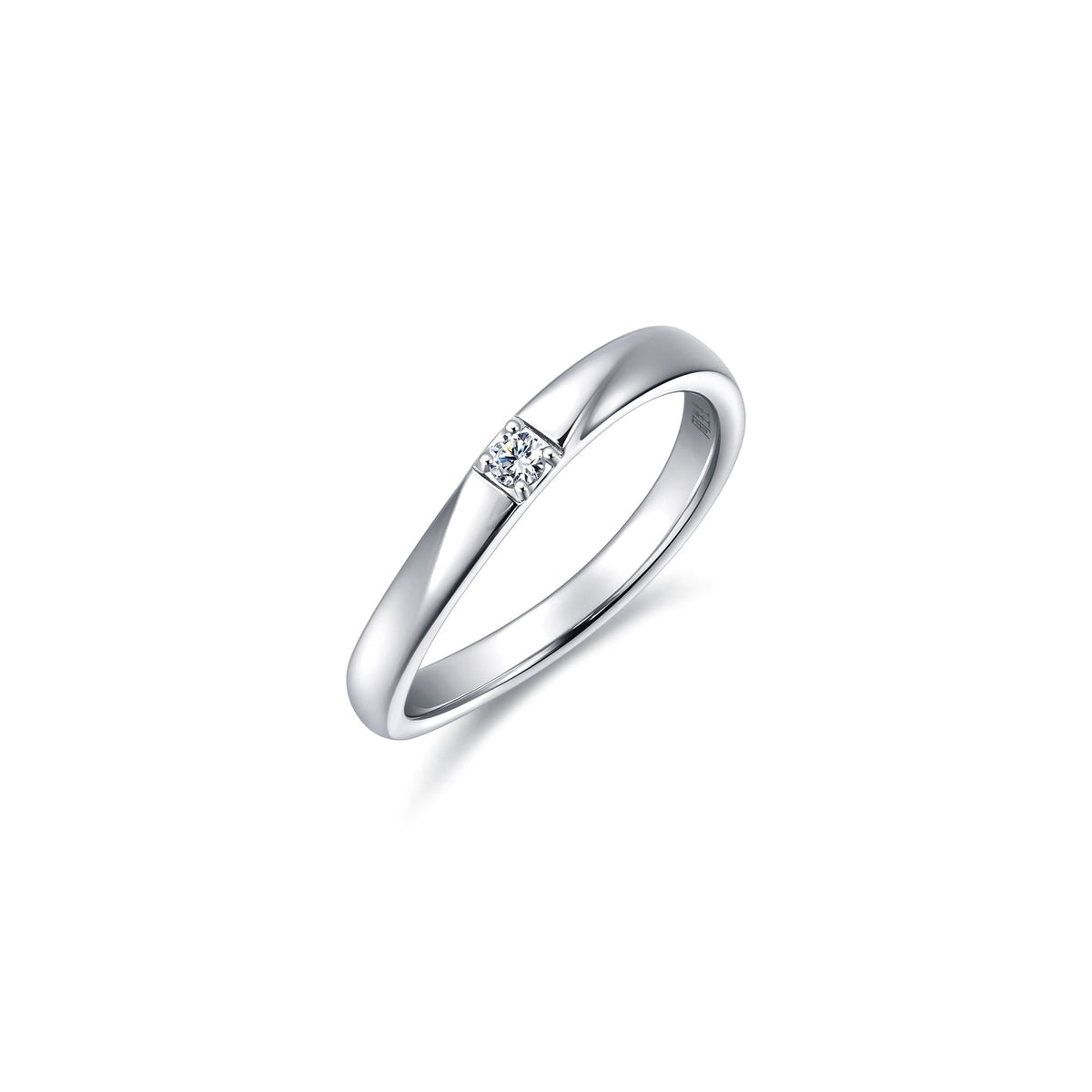 Starry' 950 Platinum Ring