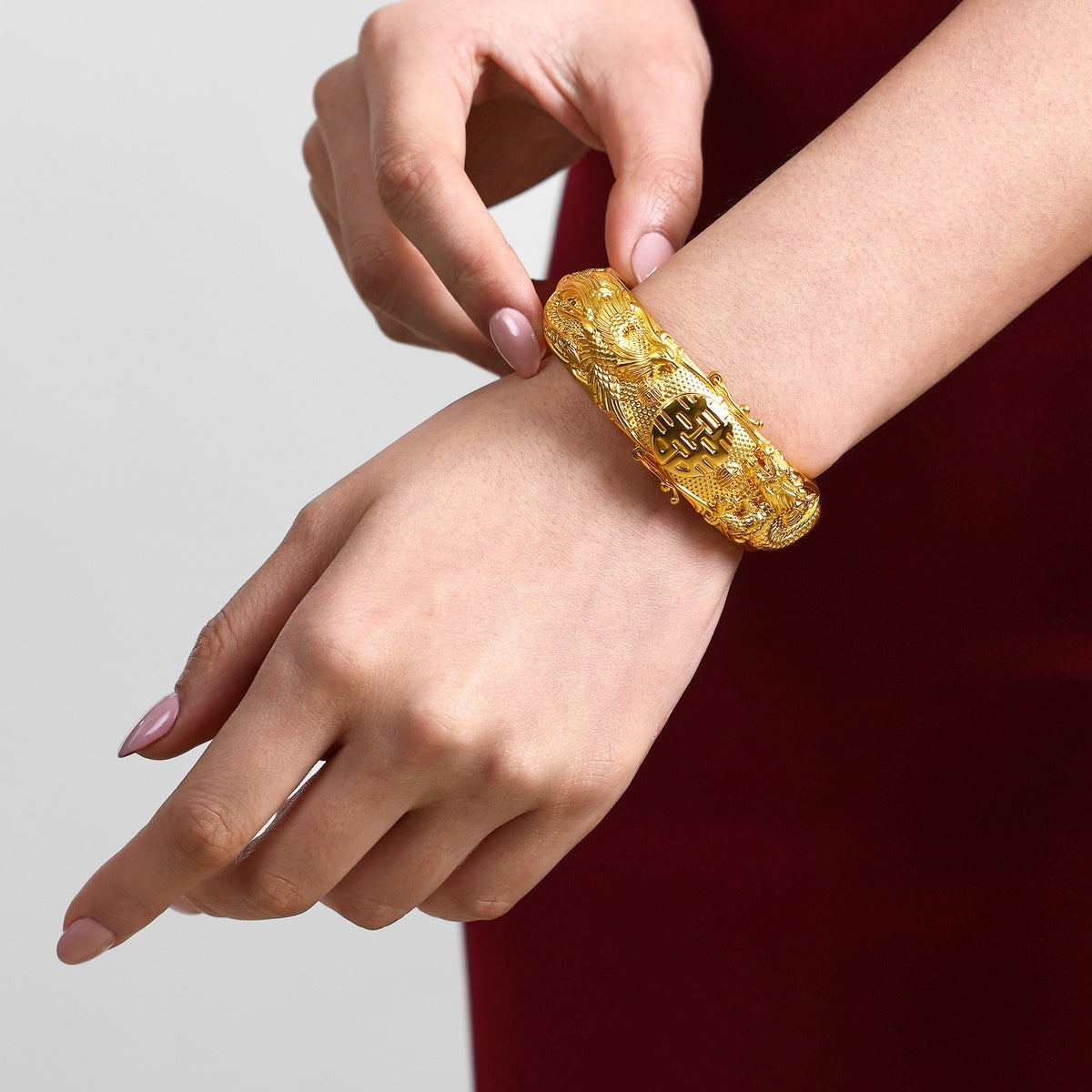 999.9 Gold Bangle
