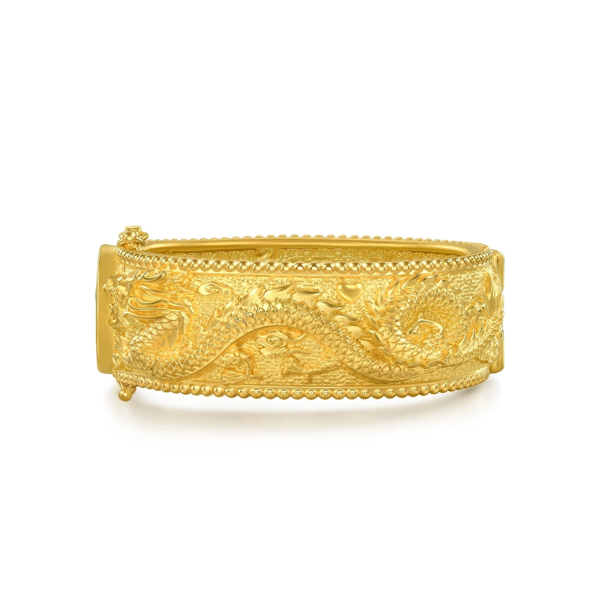 Dragon & Phoenix' 999.9 Gold Bangle