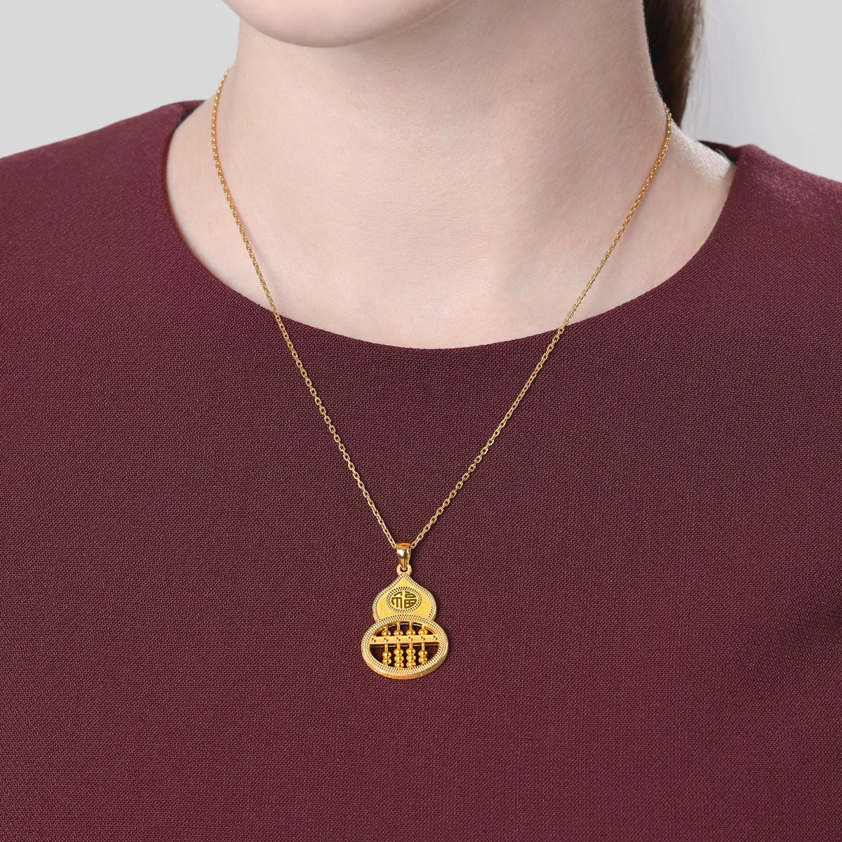 Daily Bliss' 999.9 Gold Pendant