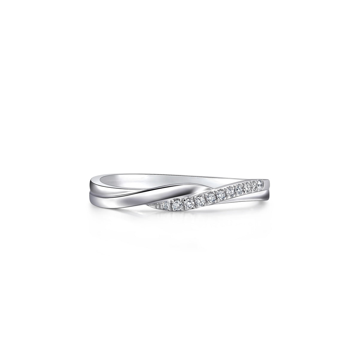 Starry' 950 Platinum Ring