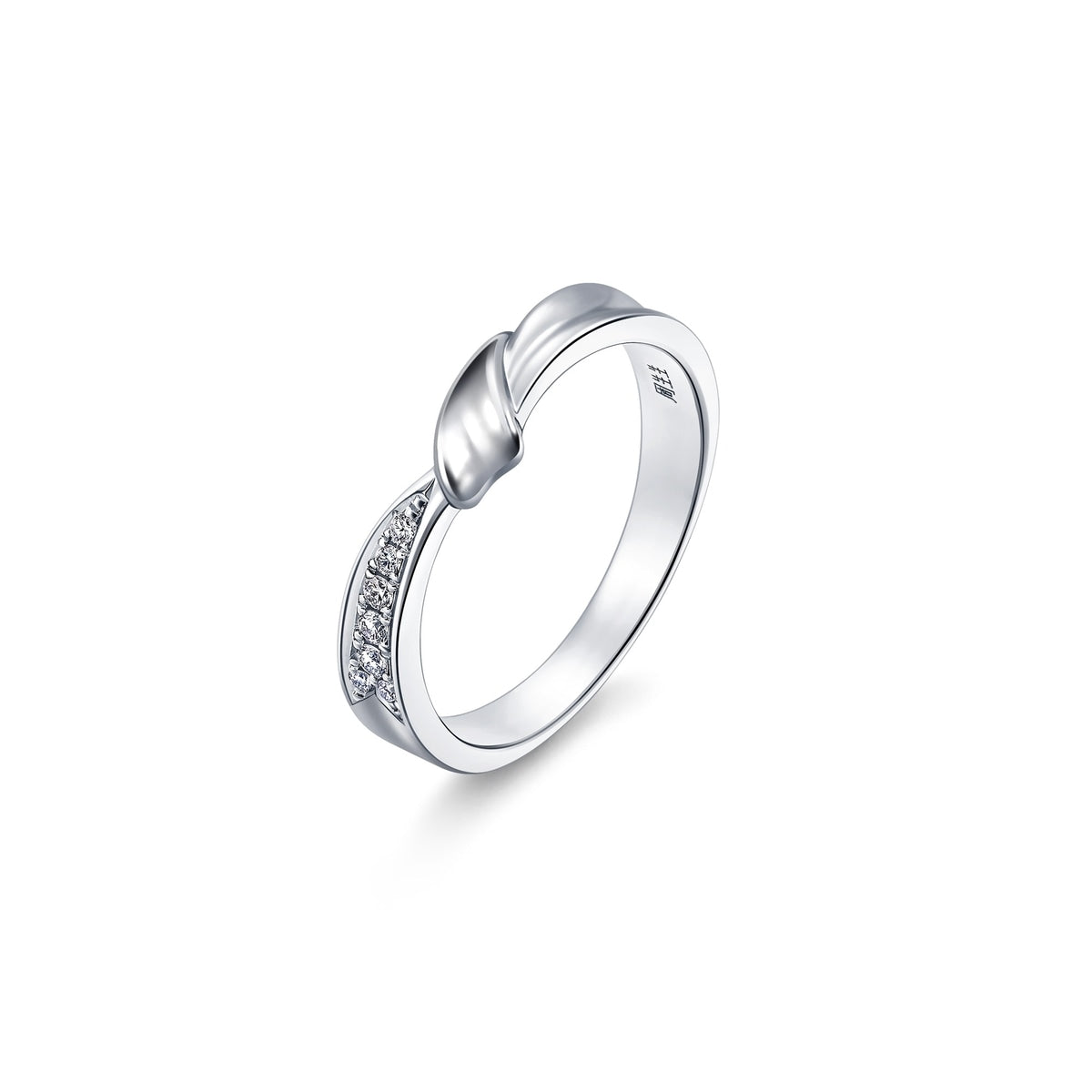 Starry' 950 Platinum Ring