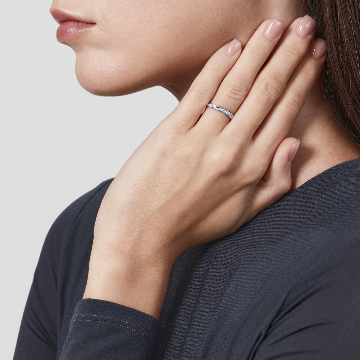 PROMESSA 'Starry' 950 Platinum Ring