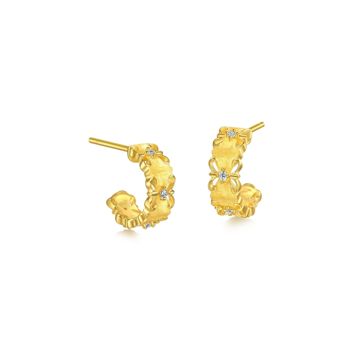 Blossom' 999 Gold Earrings