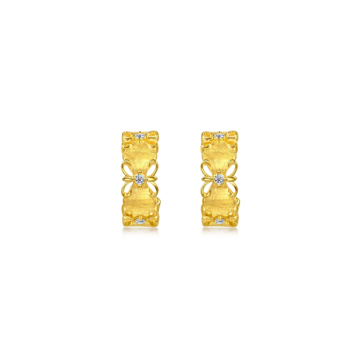 Blossom' 999 Gold Earrings