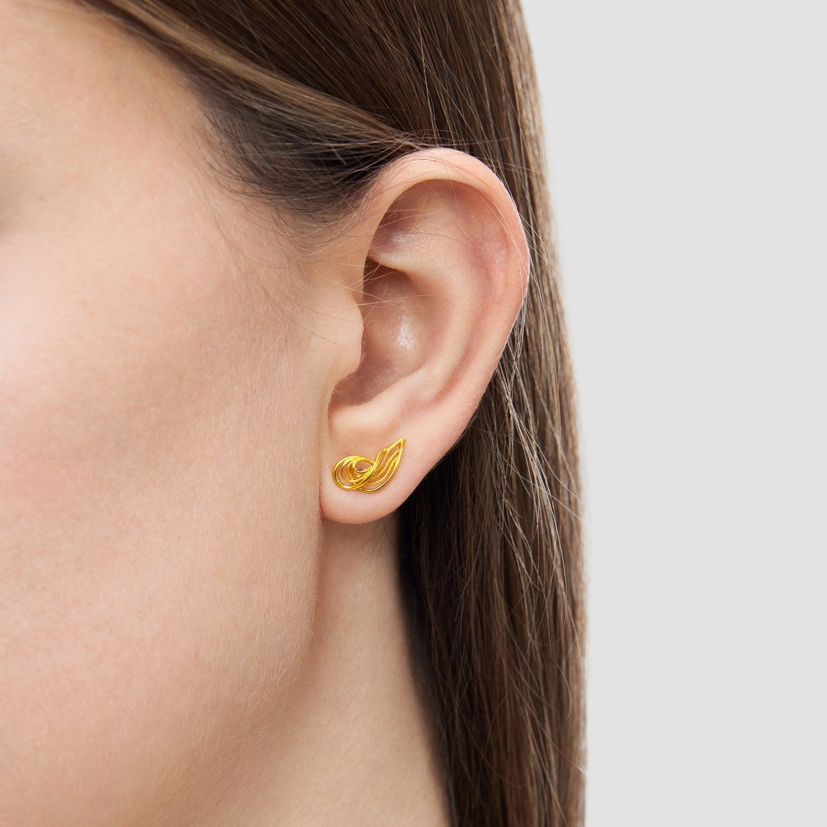 999.9 Gold Earrings