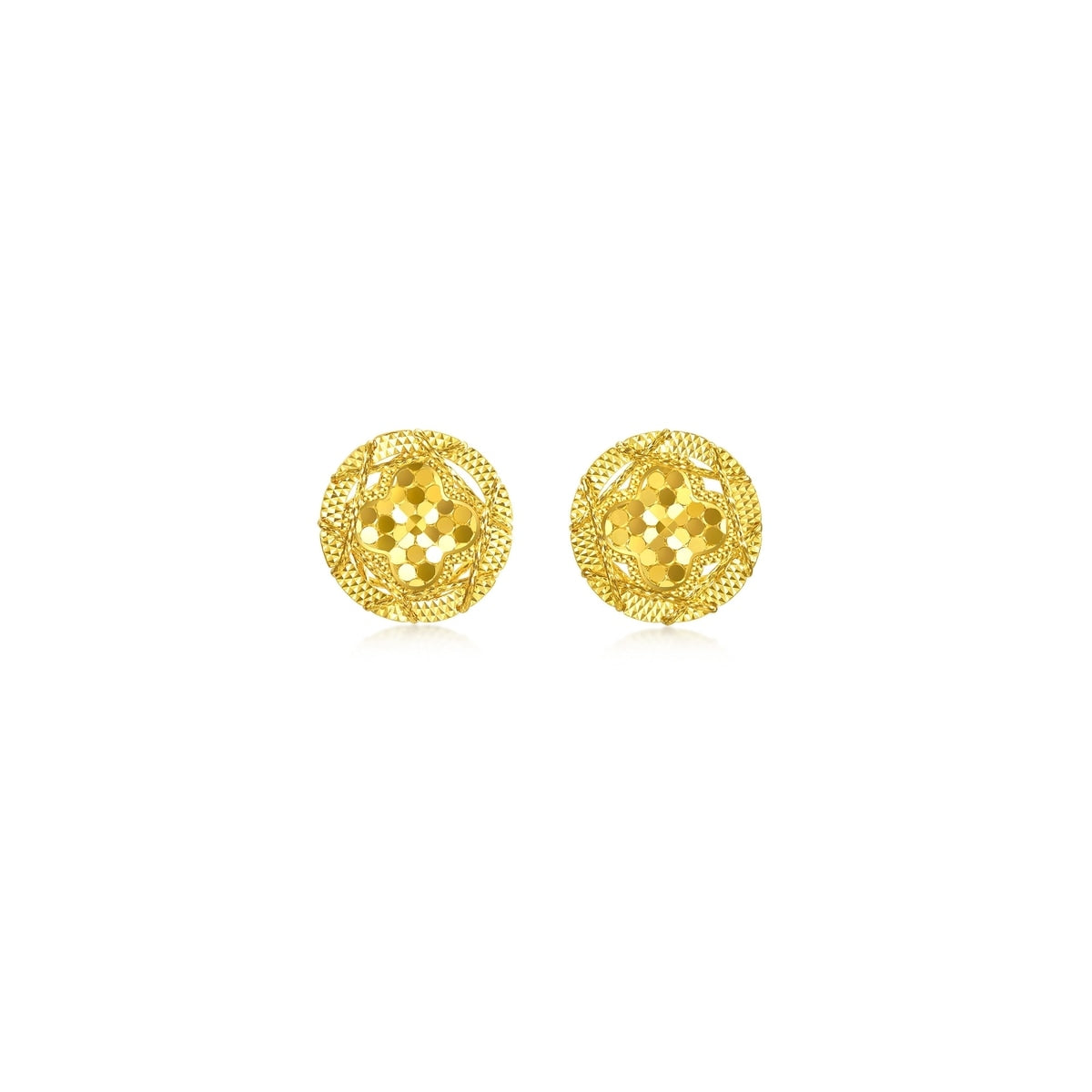 999 Gold Earrings