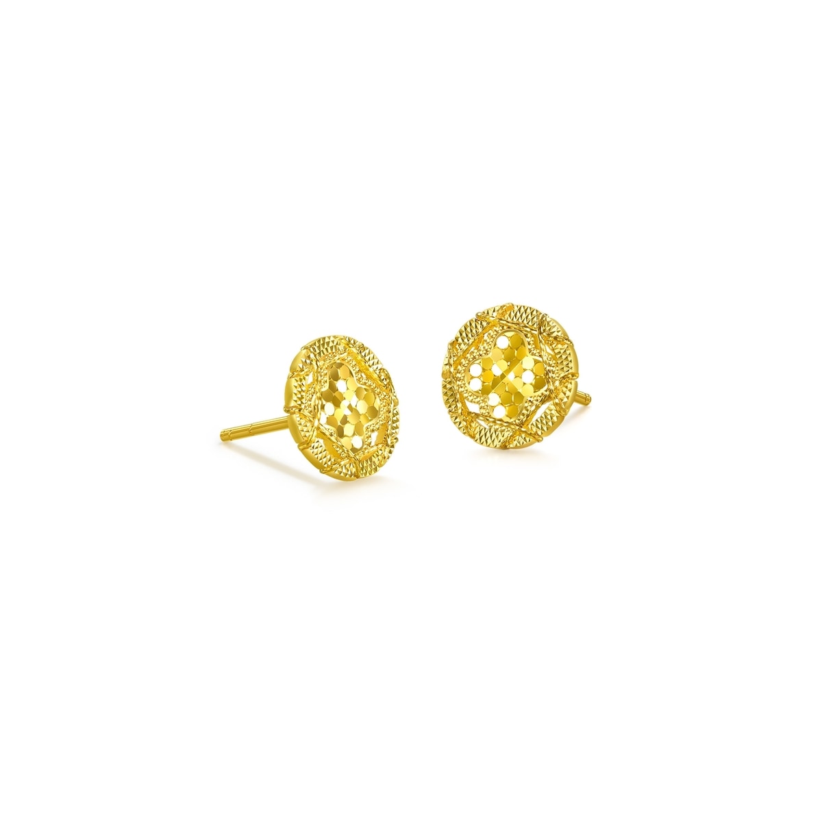 999 Gold Earrings