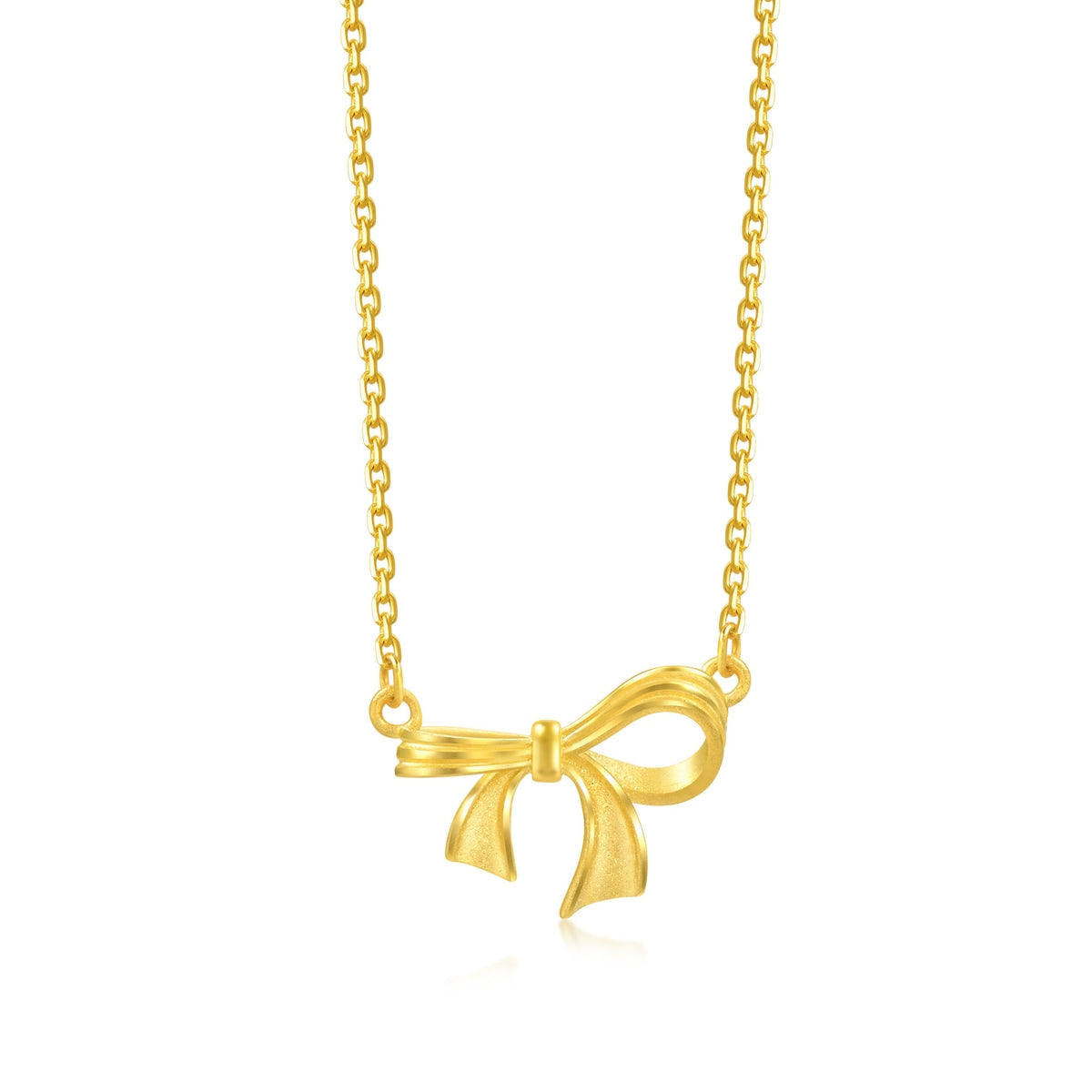 Essence 999.9 Gold Bow Tie Necklace