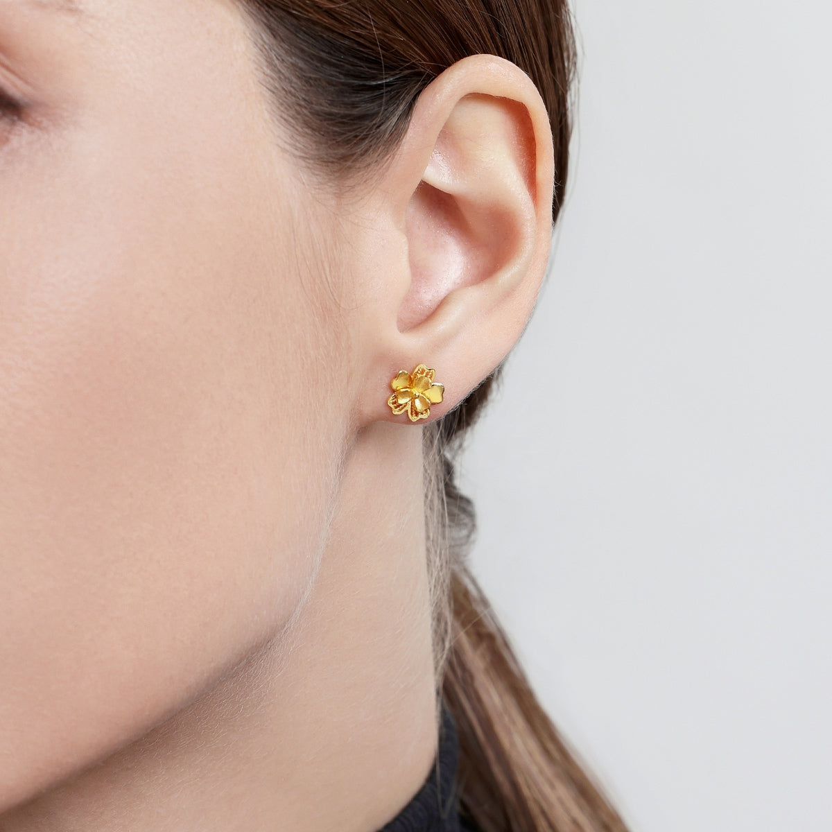 Blossom' 999.9 Gold Earrings